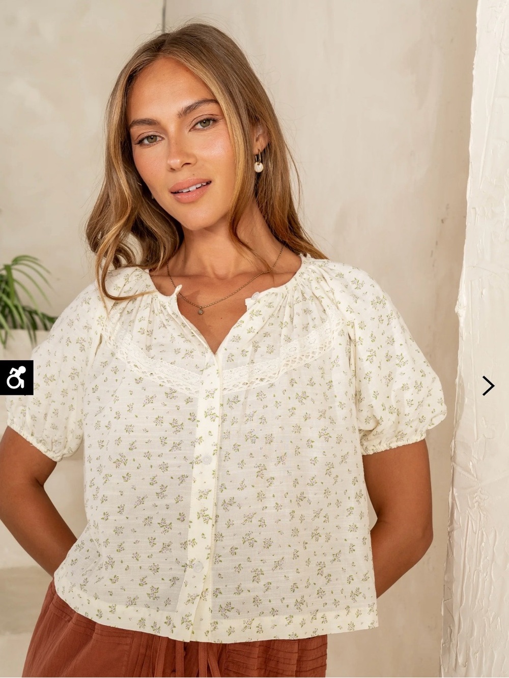 Bohme Gracie Flower Blouse